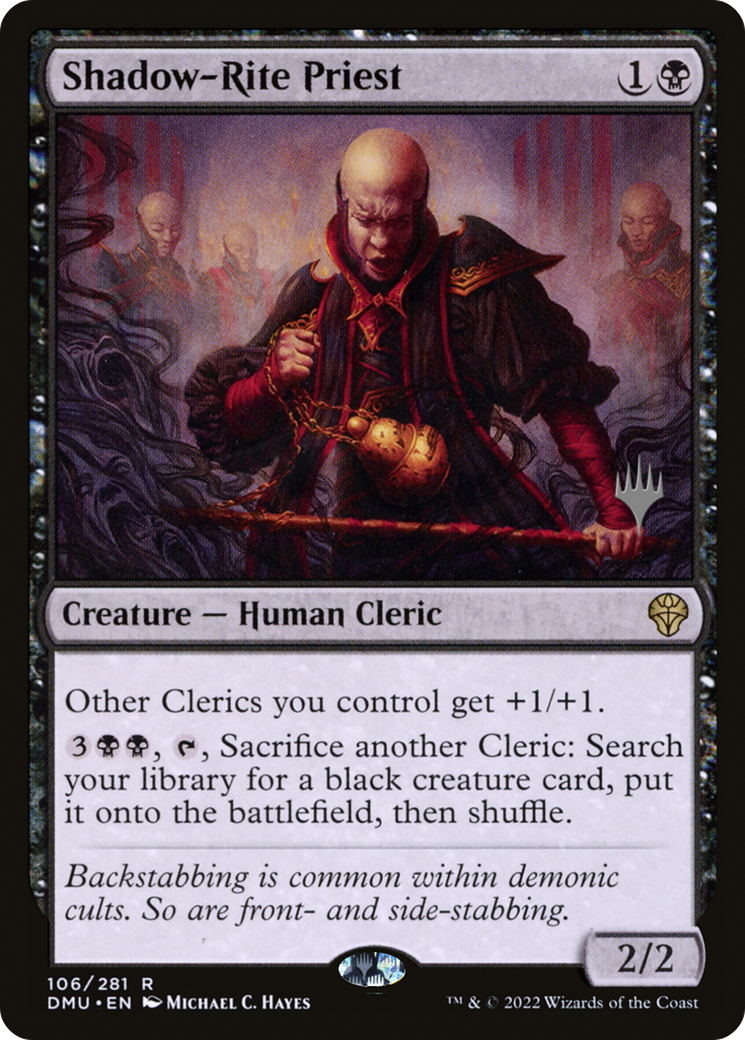 {R} Shadow-Rite Priest (Promo Pack) [Dominaria United Promos][PP DMU 106]