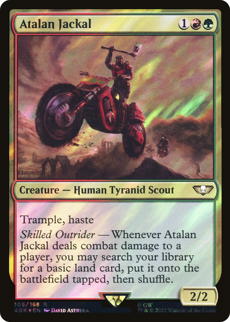 {R} Atalan Jackal (Surge Foil) [Universes Beyond: Warhammer 40,000][SF 40K 105]