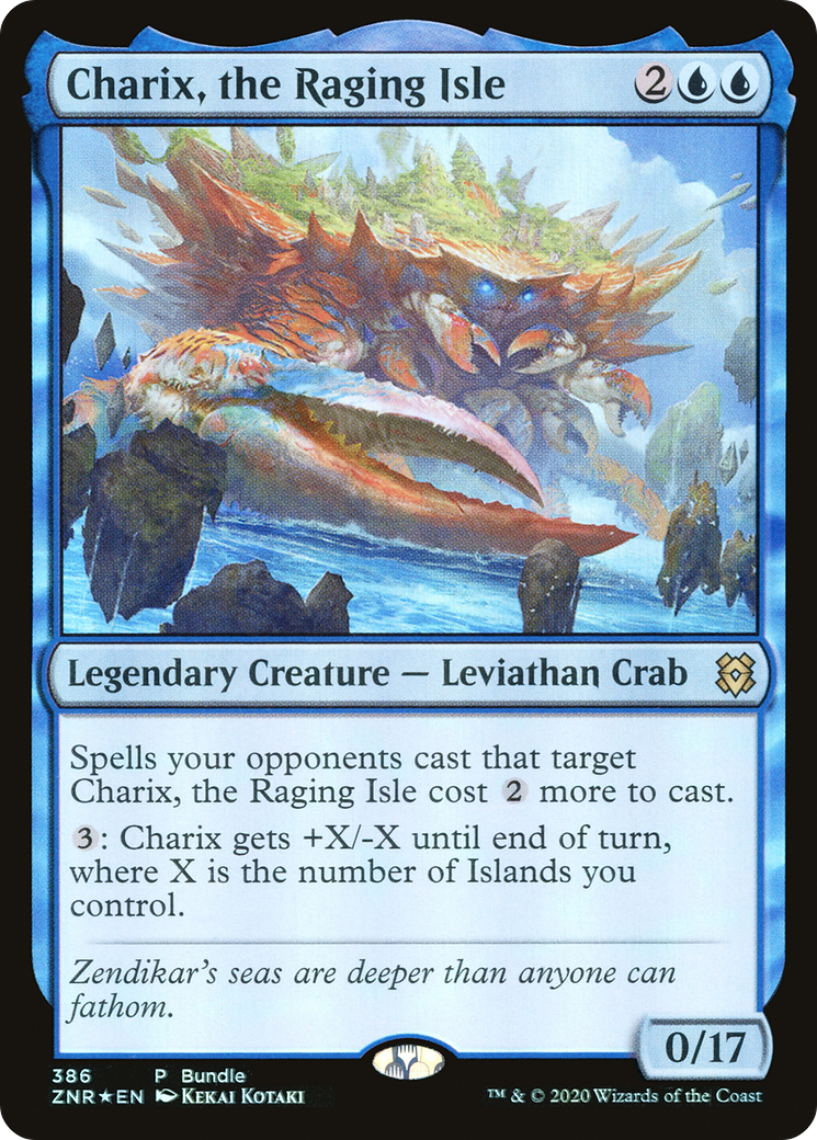 {R} Charix, the Raging Isle (386) [Zendikar Rising][ZNR 386]