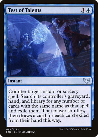 {C} Test of Talents [Strixhaven: School of Mages][STX 059]