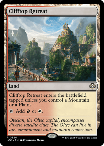 {R} Clifftop Retreat [The Lost Caverns of Ixalan Commander][LCC 324]