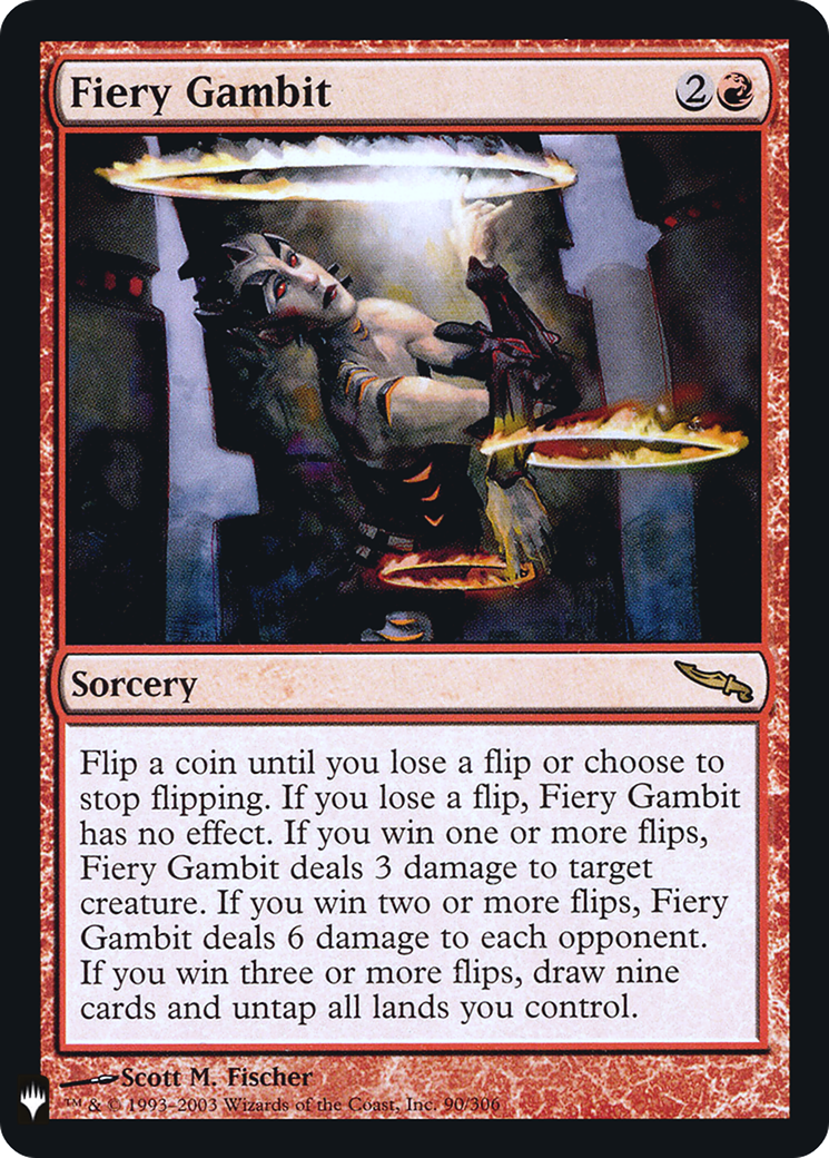 Fiery Gambit [PLST-MRD-90]  Foil