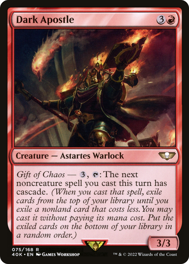 {R} Dark Apostle [Universes Beyond: Warhammer 40,000][40K 075]