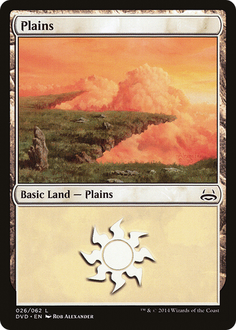 {B}[DVD 026] Plains (26) (Divine vs. Demonic) [Duel Decks Anthology]