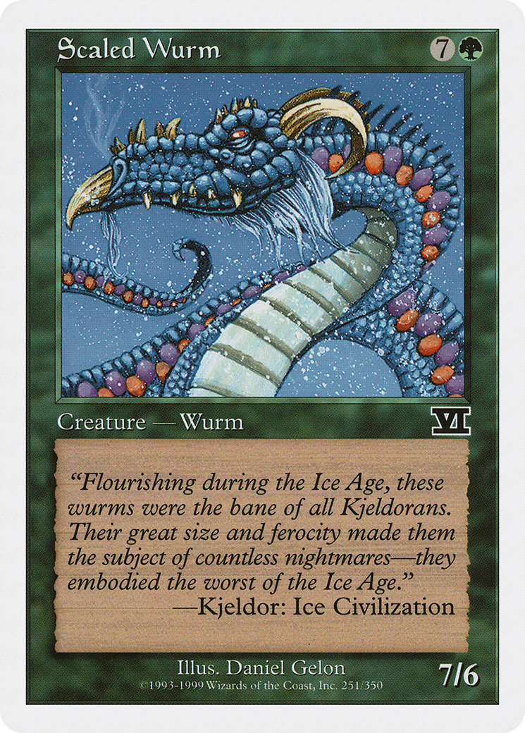 {C} Scaled Wurm [Classic Sixth Edition][6ED 251]