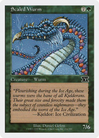 {C} Scaled Wurm [Classic Sixth Edition][6ED 251]