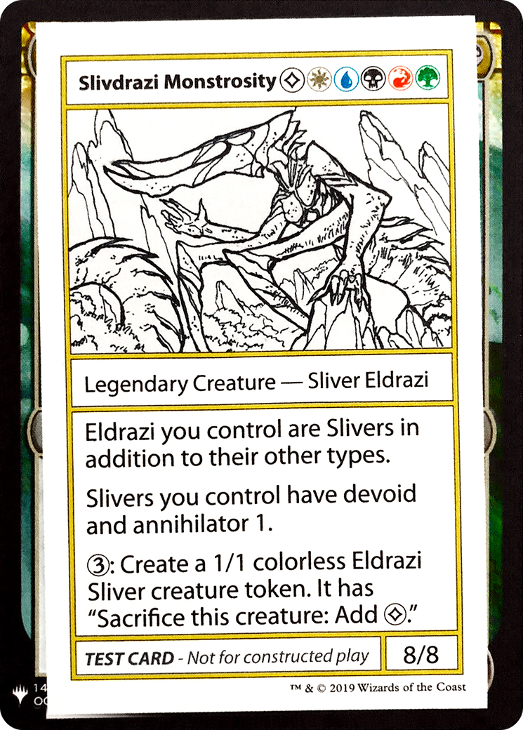 {R} Slivdrazi Monstrosity [Mystery Booster Playtest Cards][CON CMB1 102] - Misty Mountain Games