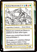 {R} Slivdrazi Monstrosity [Mystery Booster Playtest Cards][CON CMB1 102]