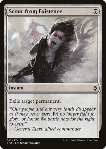 {C} Scour from Existence [Battle for Zendikar][BFZ 013]