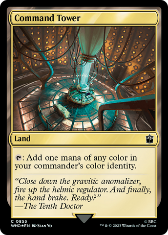 {C} Command Tower (Surge Foil) [Doctor Who][WHO 855]
