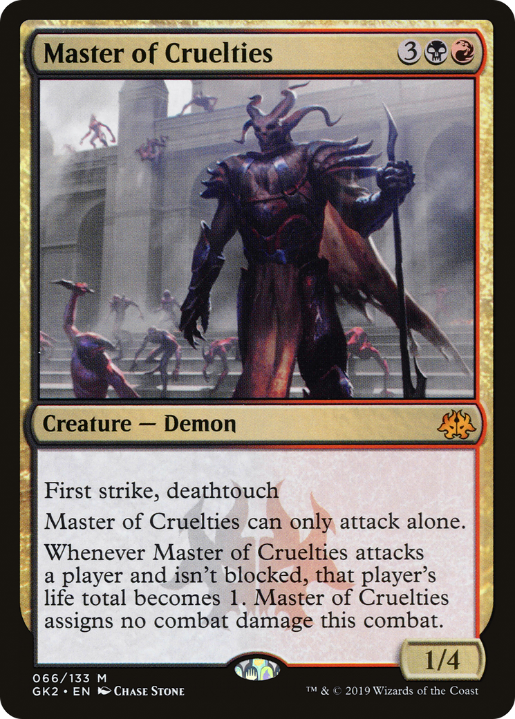 {R} Master of Cruelties [Ravnica Allegiance Guild Kit][GK2 066]