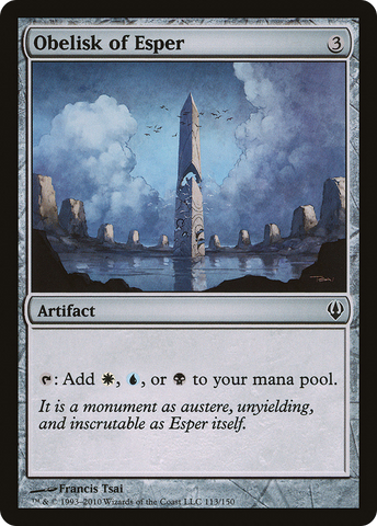 {C} Obelisk of Esper [Archenemy][ARC 113]