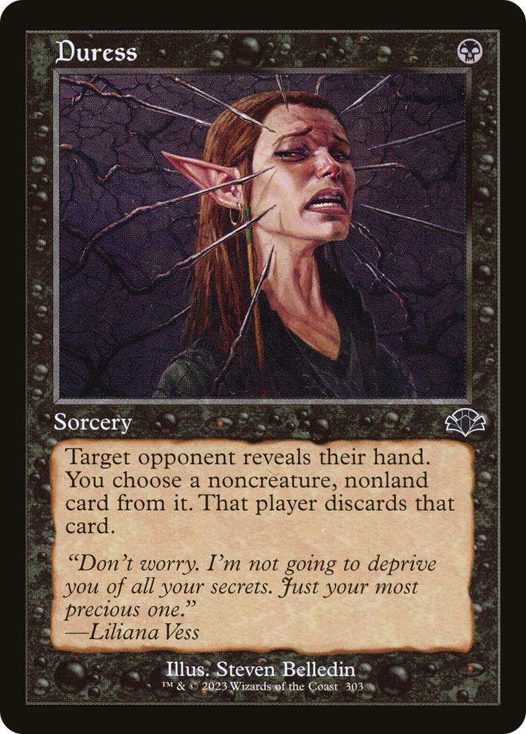 {C} Duress (Retro) [Dominaria Remastered][DMR 303]
