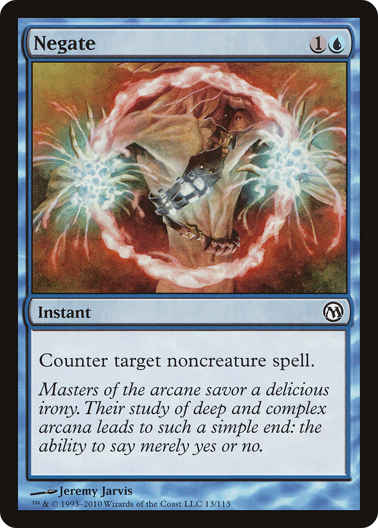 {C} Negate [Duels of the Planeswalkers][DPA 013]