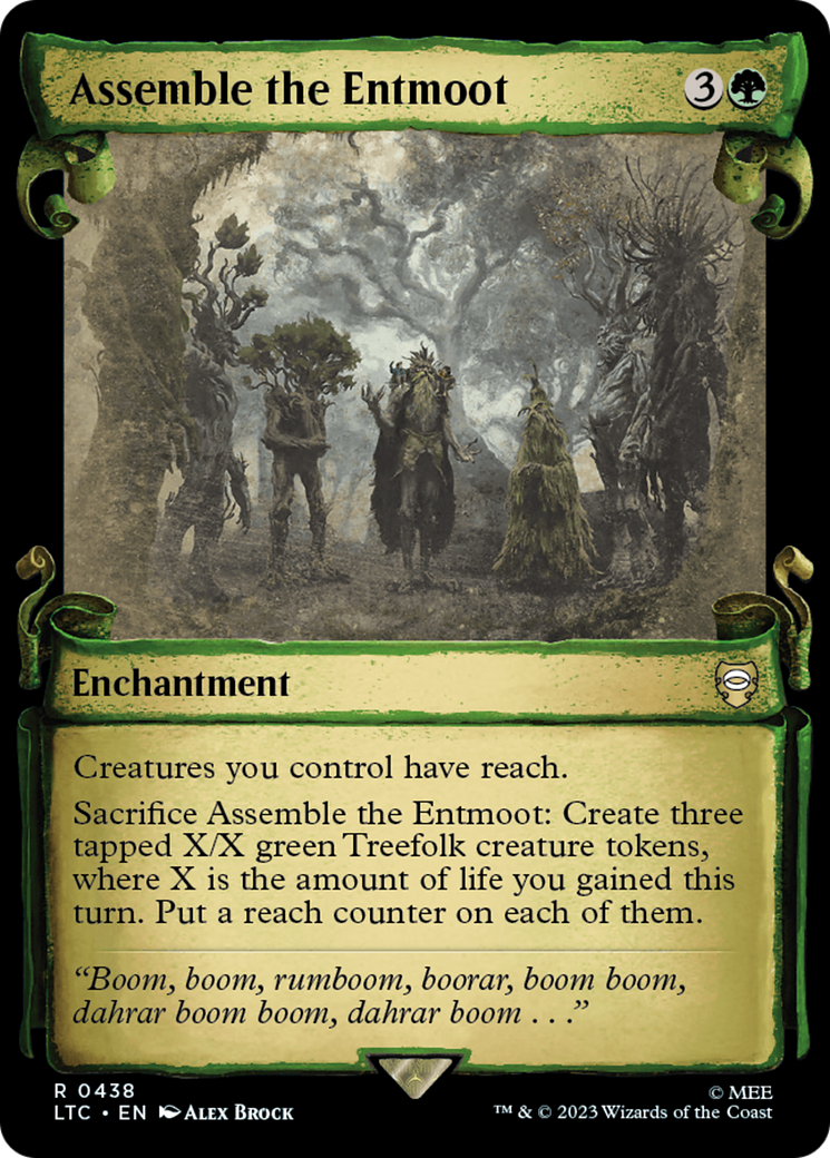 {R} Assemble the Entmoot [The Lord of the Rings: Tales of Middle-Earth Commander Showcase Scrolls][LTC 438]