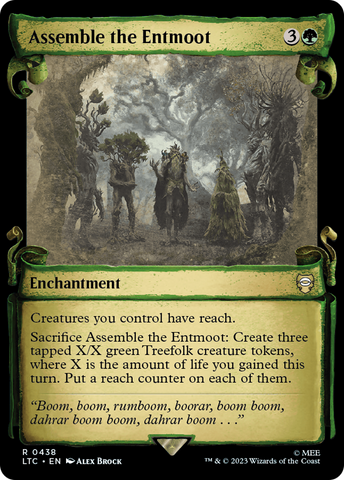 {R} Assemble the Entmoot [The Lord of the Rings: Tales of Middle-Earth Commander Showcase Scrolls][LTC 438]