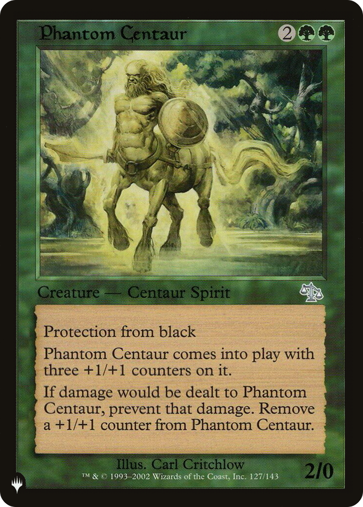 {C} Phantom Centaur (black ink misprint) [Mystery Booster][LS JUD 127]