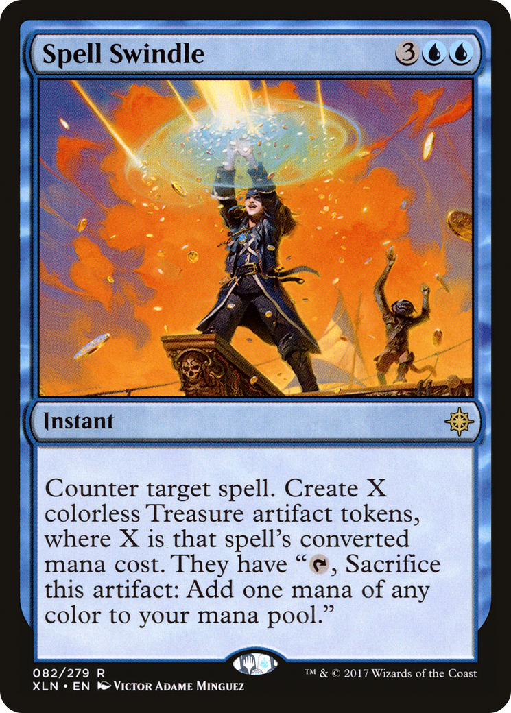 {R} Spell Swindle [Ixalan][XLN 082]