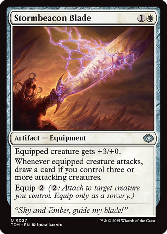 {@C} Stormbeacon Blade [Tarkir: Dragonstorm][TDM 027]