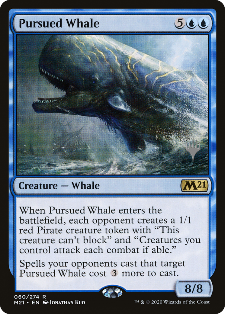 {R} Pursued Whale (Promo Pack) [Core Set 2021 Promos][PP M21 060]