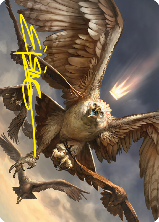 {A} Gwaihir, Greatest of the Eagles Art Card (Gold-Stamped Signature) [The Lord of the Rings: Tales of Middle-earth Art Series][GS ALTR 059]