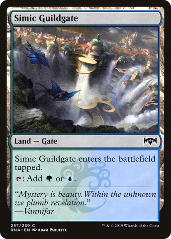 {C} Simic Guildgate (257/259) [Ravnica Allegiance][RNA 257]