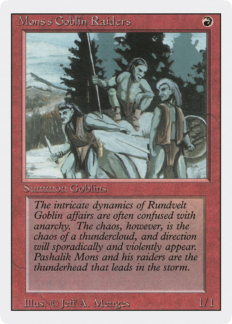 {C} Mons's Goblin Raiders [Revised Edition][3ED 167]