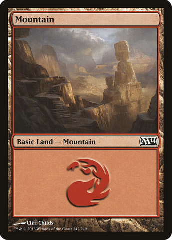 {B}[M14 242] Mountain (242) [Magic 2014]