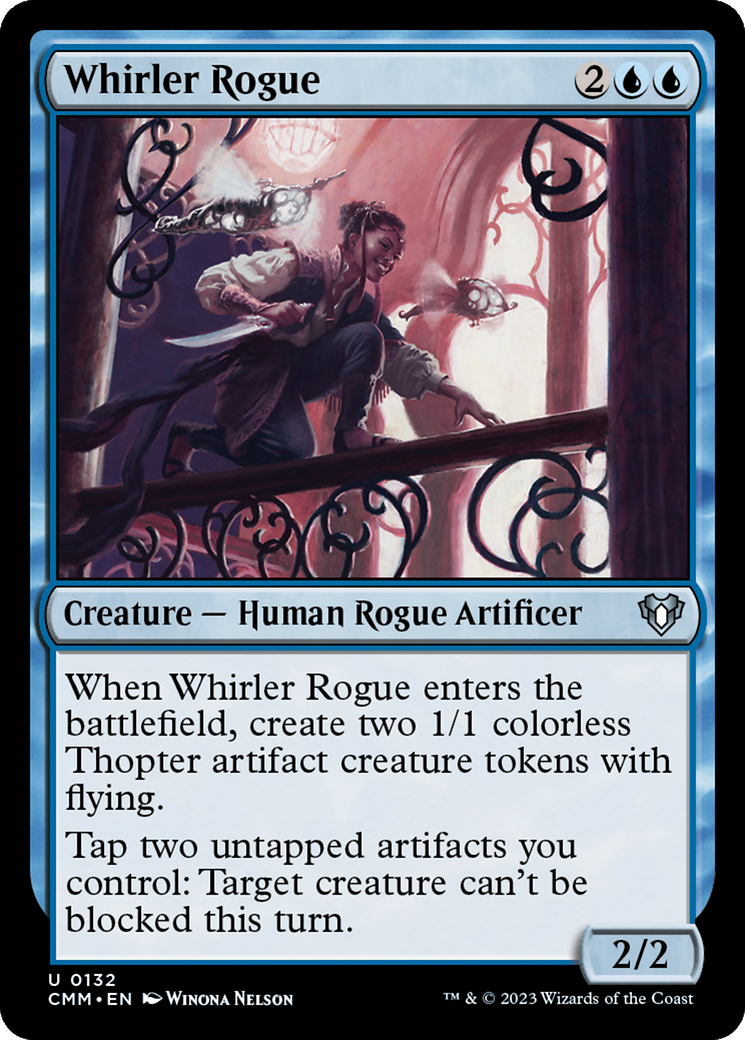 {C} Whirler Rogue [Commander Masters][CMM 132]