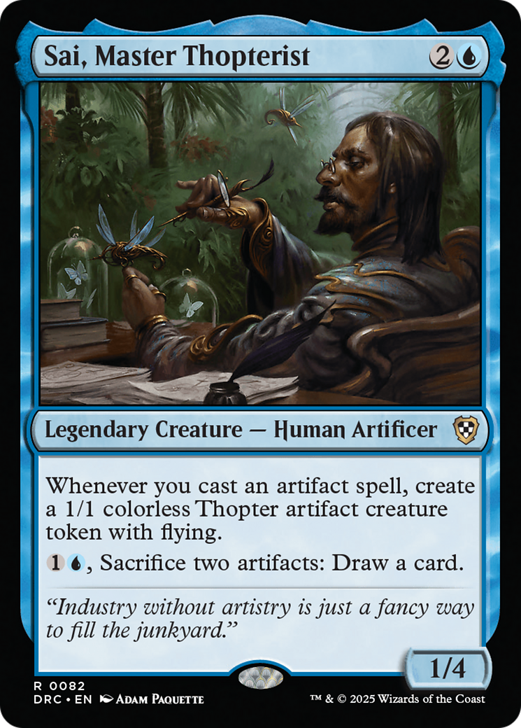 {R} Sai, Master Thopterist [Aetherdrift Commander][DRC 082]