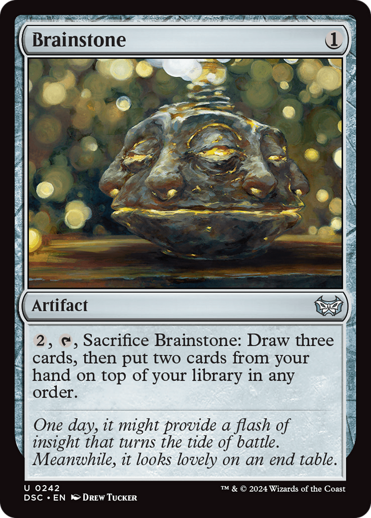 {C} Brainstone [Duskmourn: House of Horror Commander][DSC 242]