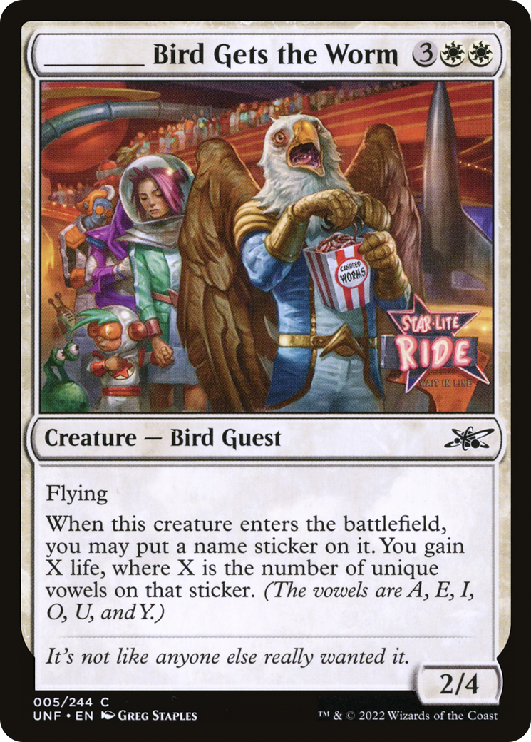 {C} _____ Bird Gets the Worm [Unfinity][UNF 005]