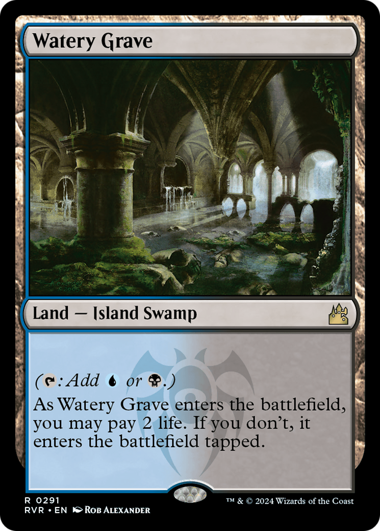 {R} Watery Grave [Ravnica Remastered][RVR 291]