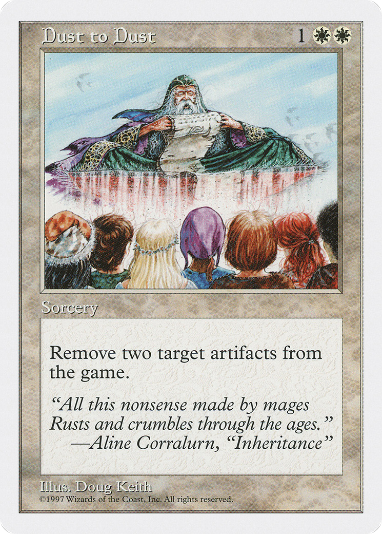 {C} Dust to Dust [Fifth Edition][5ED 029]