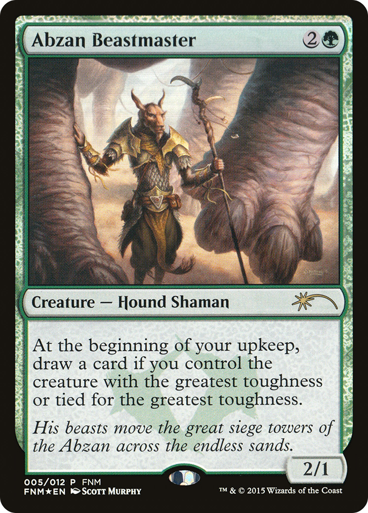 {R} Abzan Beastmaster [Friday Night Magic 2015][PA F15 005]