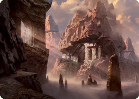 {A} Mountain (277) Art Card [Dungeons & Dragons: Adventures in the Forgotten Realms Art Series][AAFR 062]