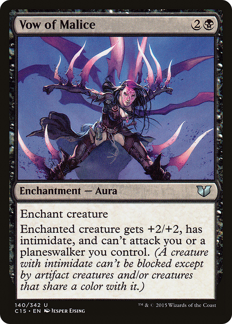{C} Vow of Malice [Commander 2015][C15 140]