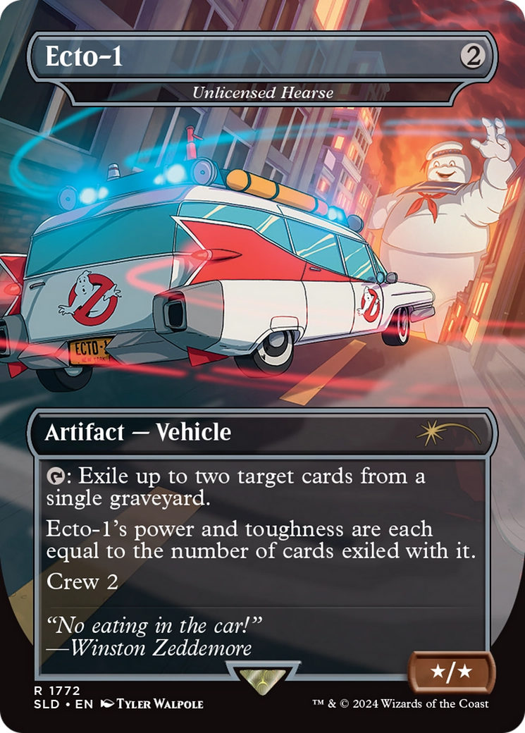{R} Ecto-1 - Unlicensed Hearse [Secret Lair Drop Series][SLD 1772]