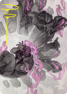 {A} Rise of Extus Art Card (Gold-Stamped Signature) [Strixhaven: School of Mages Art Series][GS ASTX 037]