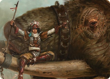 {A} Tuskguard Captain Art Card [Commander Masters Art Series][ACMM 016]