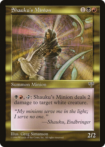 {C} Shauku's Minion [Mirage][MIR 283]