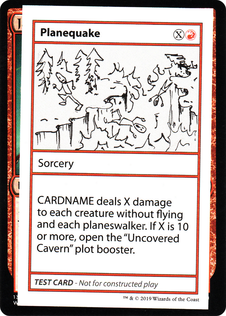 {R} Planequake (2021 Edition) [Mystery Booster Playtest Cards][CMB1 059]