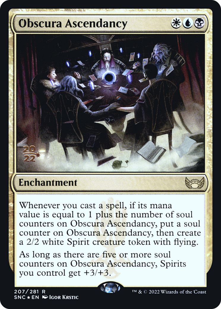 {R} Obscura Ascendancy [Streets of New Capenna Prerelease Promos][PR SNC 207]