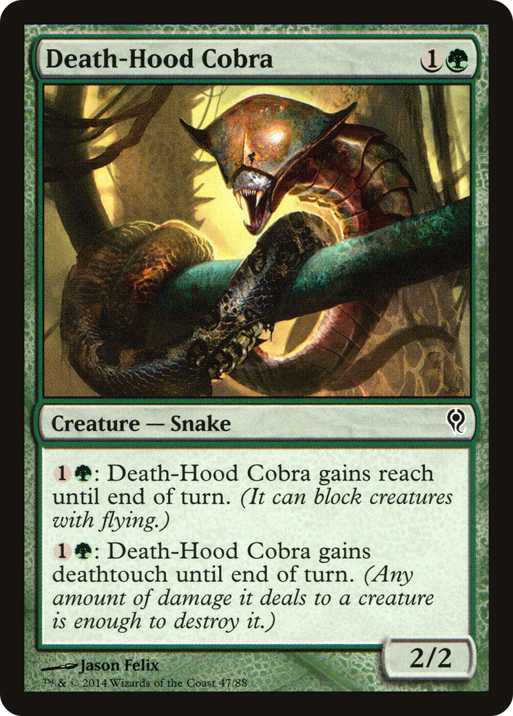 {C} Death-Hood Cobra [Duel Decks: Jace vs. Vraska][DDM 047]