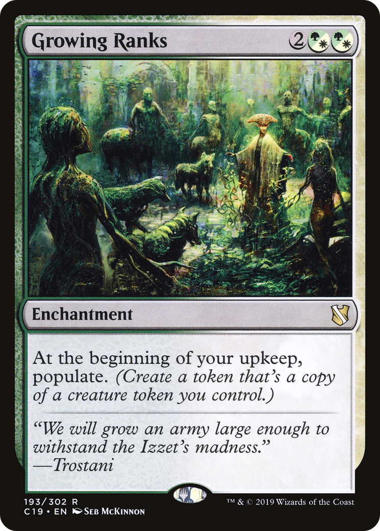 {R} Growing Ranks [Commander 2019][C19 193]