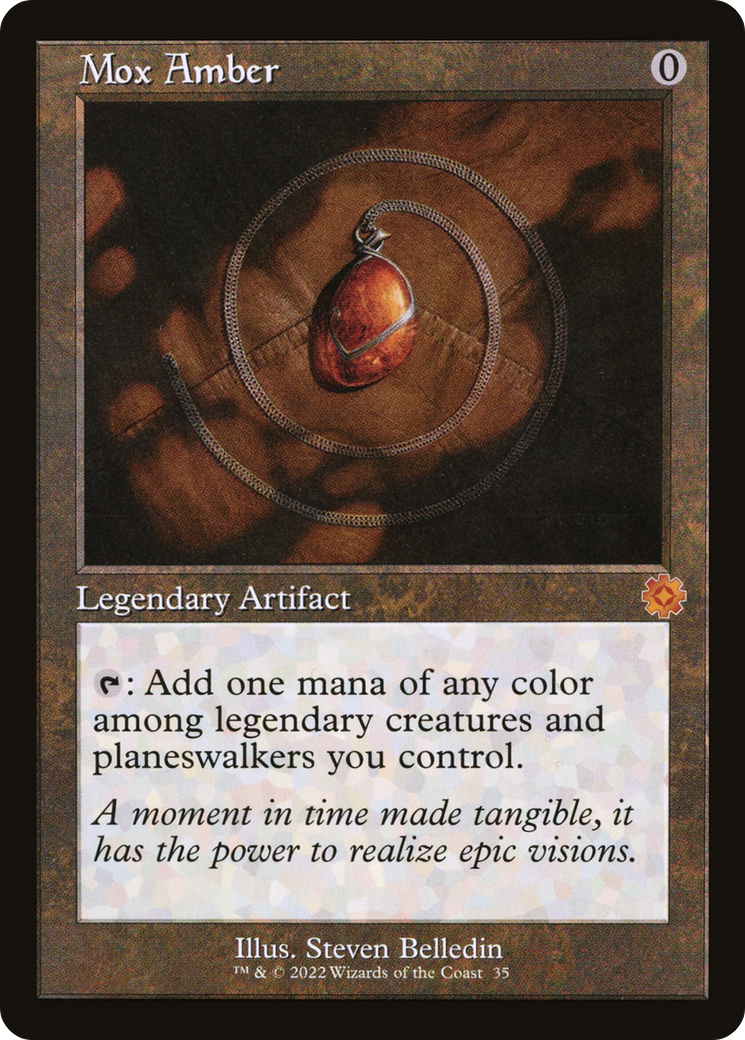 {R} Mox Amber (Retro) [The Brothers' War Retro Artifacts][BRR 035]