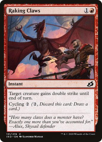 {C} Raking Claws [Ikoria: Lair of Behemoths][IKO 131]