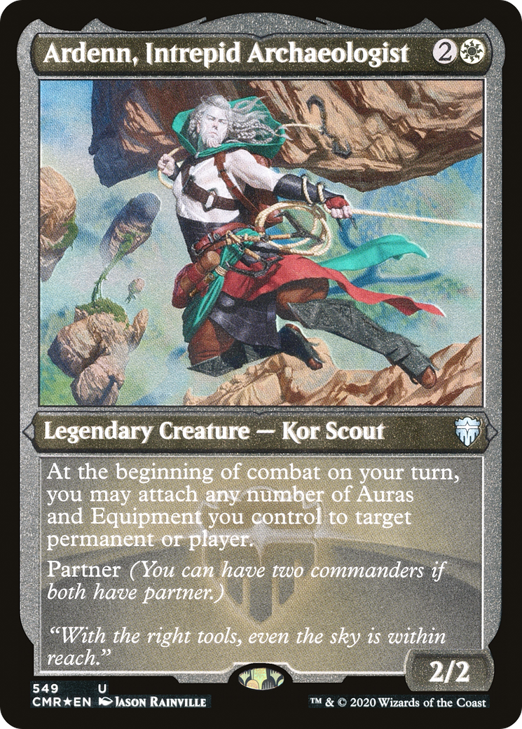{C} Ardenn, Intrepid Archaeologist (Etched) [Commander Legends][CMR 549]