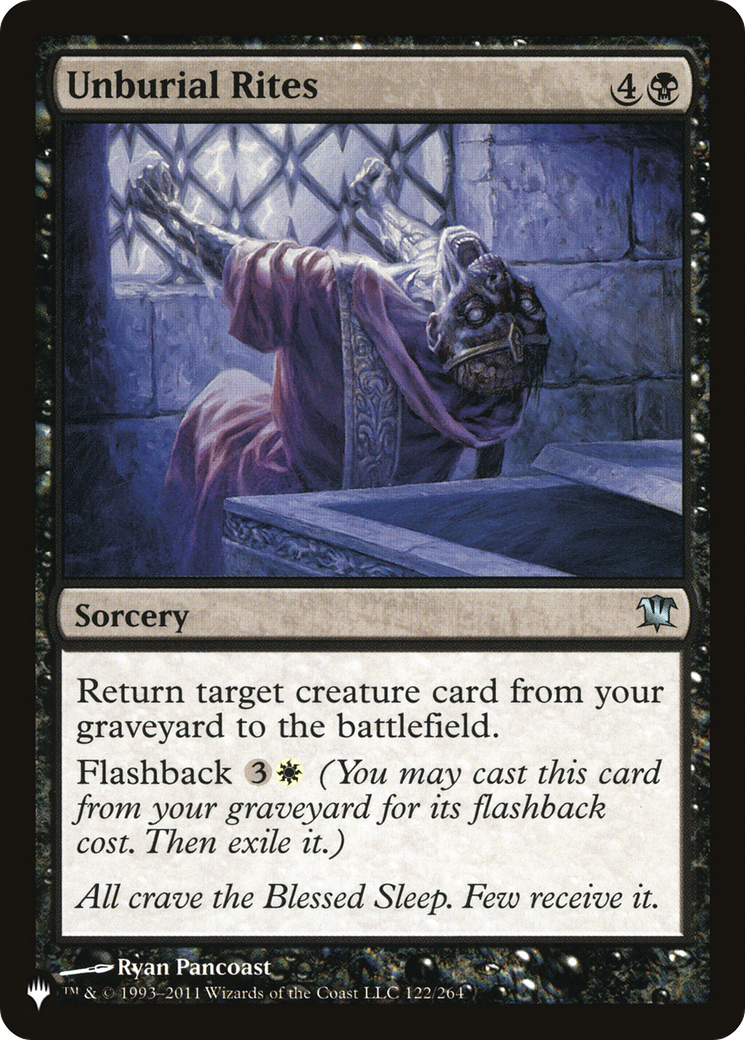 Unburial Rites [LIST ISD-122]