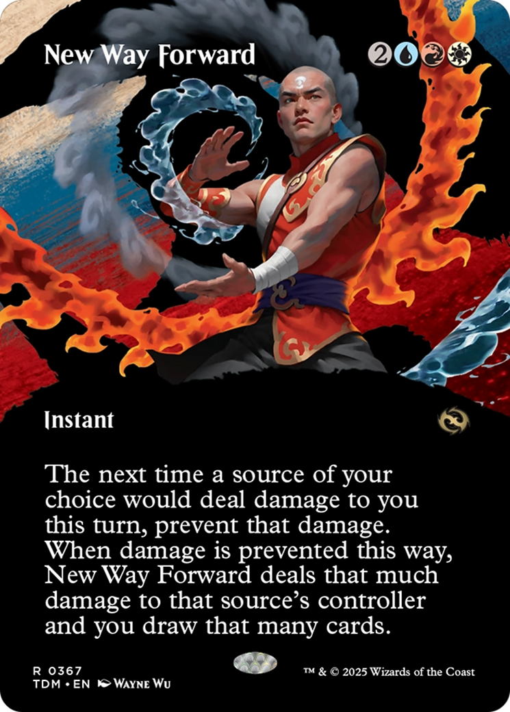 {@R} New Way Forward (Borderless) [Tarkir: Dragonstorm][TDM 367]